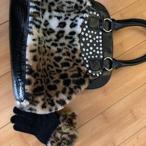 Purse and matching gloves